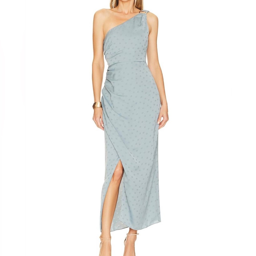 FAVORITE DAUGHTER The Singles Table One Shoulder Column Gown. Size 6 Women
#169